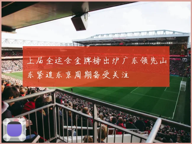 上届全运会金牌榜出炉广东领先山东紧追东京周期备受关注