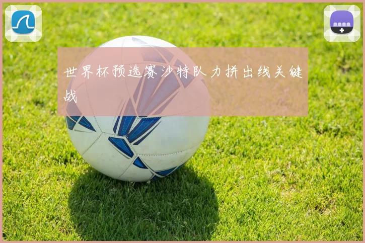 世界杯预选赛沙特队力拼出线关键战