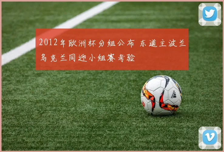 2012年欧洲杯分组公布 东道主波兰乌克兰同迎小组赛考验